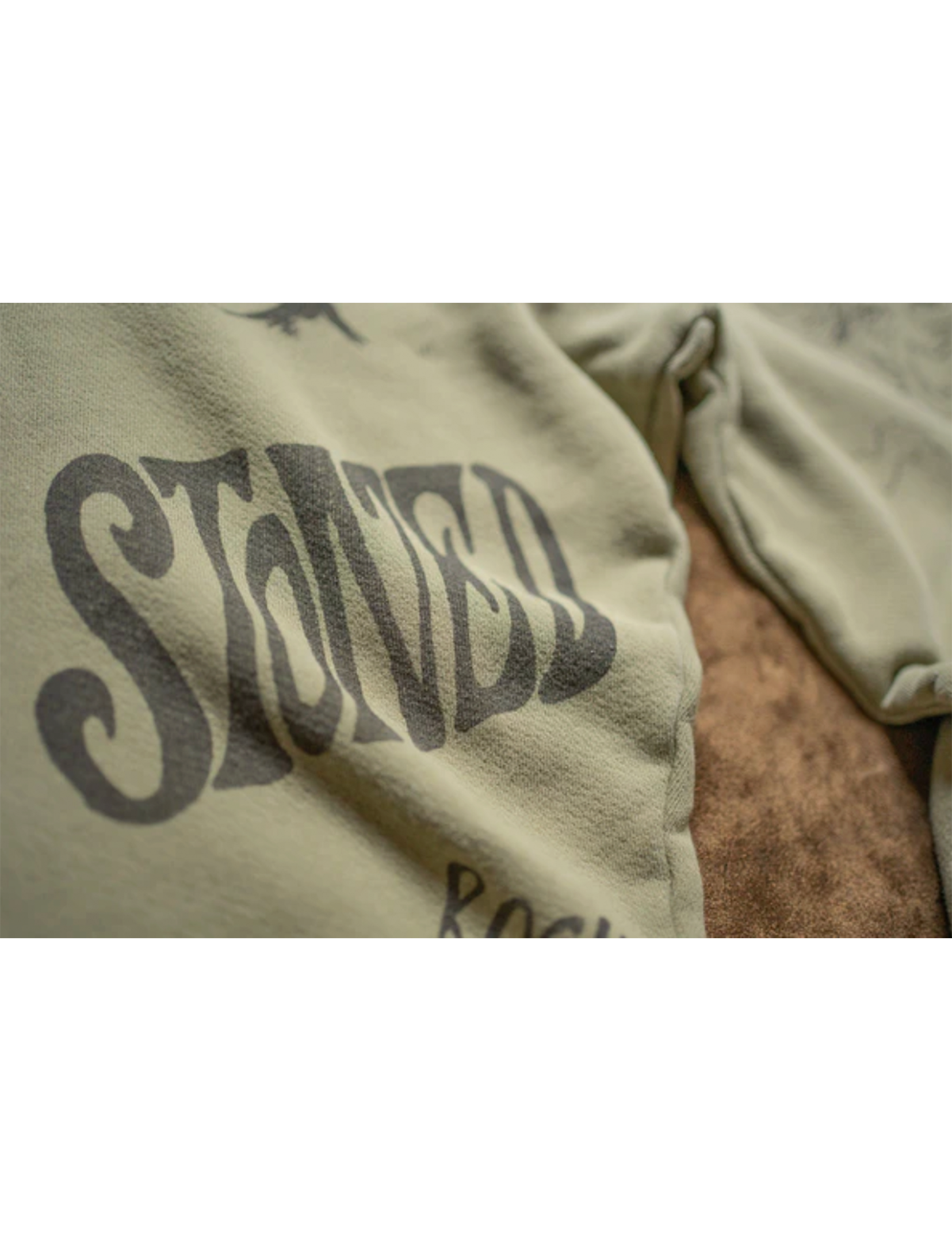 Rolling Stones Sketch Sweatpant, Fatigue
