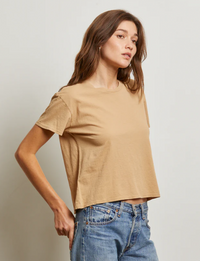Harley Boxy Crew Tee, Suede