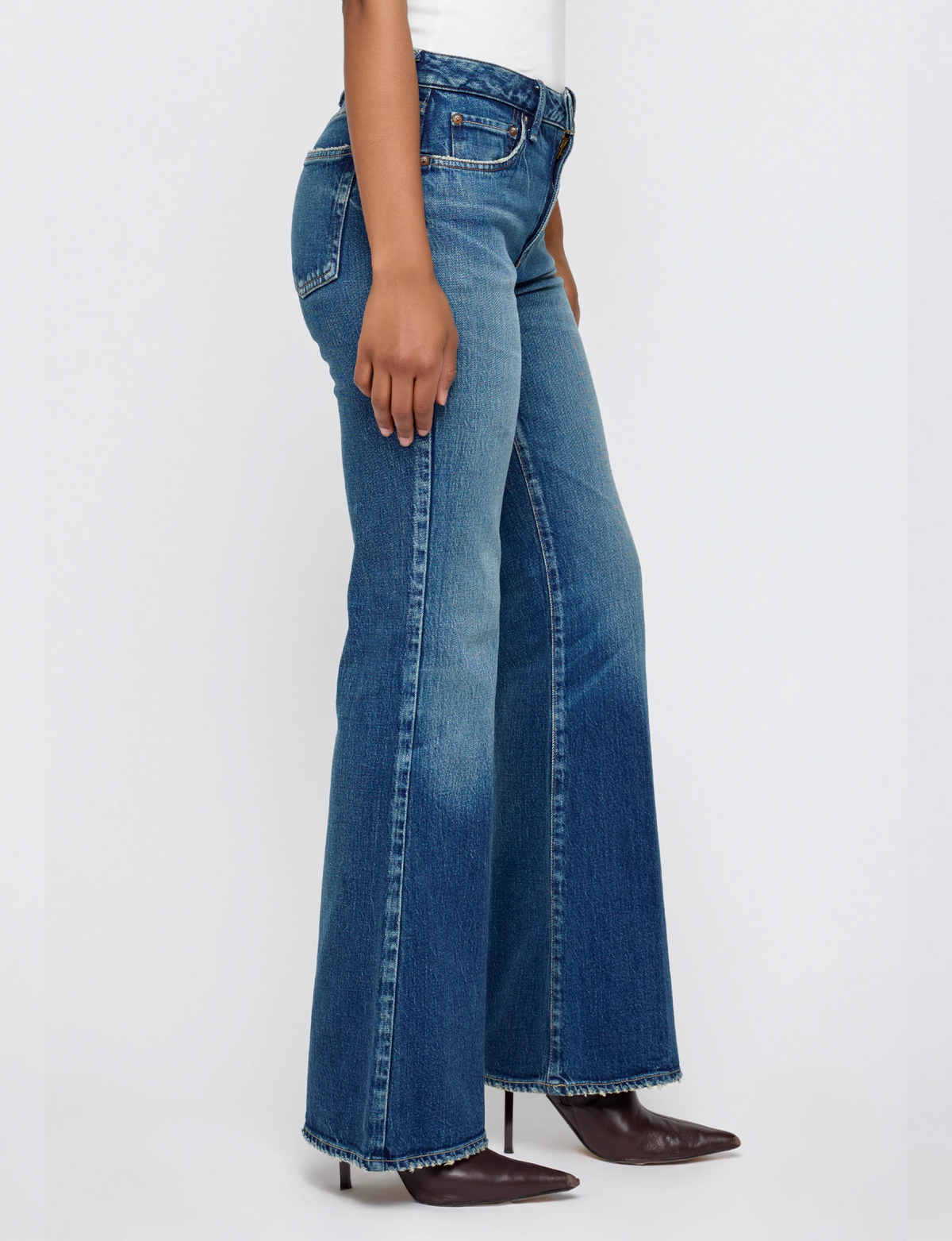 Attleboro 70's Flare, Dark Blue