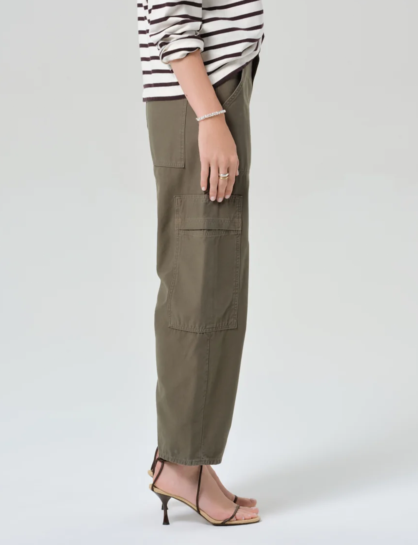 Marcelle Low Slung Cargo Pants, Dogwood