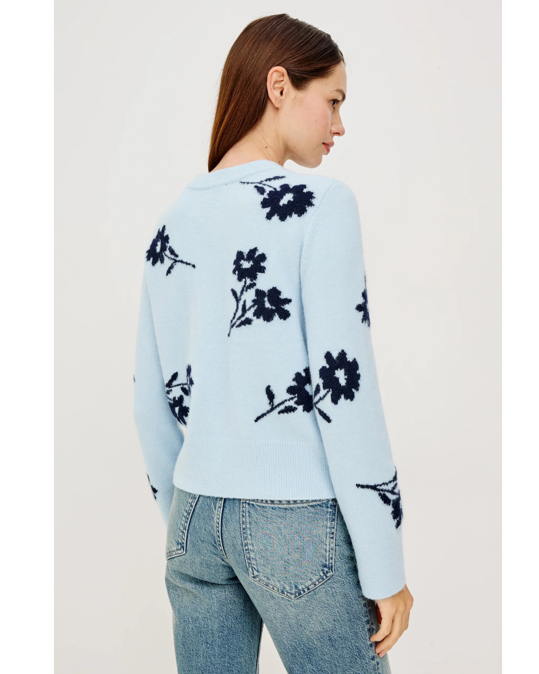 Anise Sweater, Winter/Blue Floral