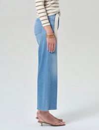 Lyra Cropped Wide Leg, Andante (Clean Hem)