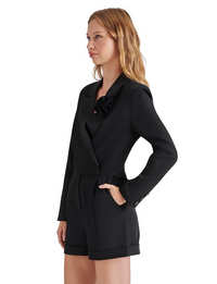 Sidonie Blazer Romper, Black