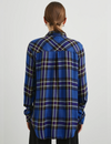 Hunter Plaid Flannel, Sapphire/Indigo