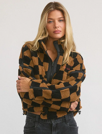 Big Sky Sherpa Half Zip, Checkmate