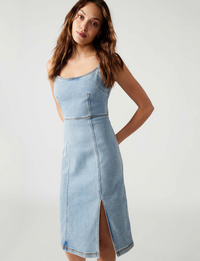 Giselle Dress, Washed Denim