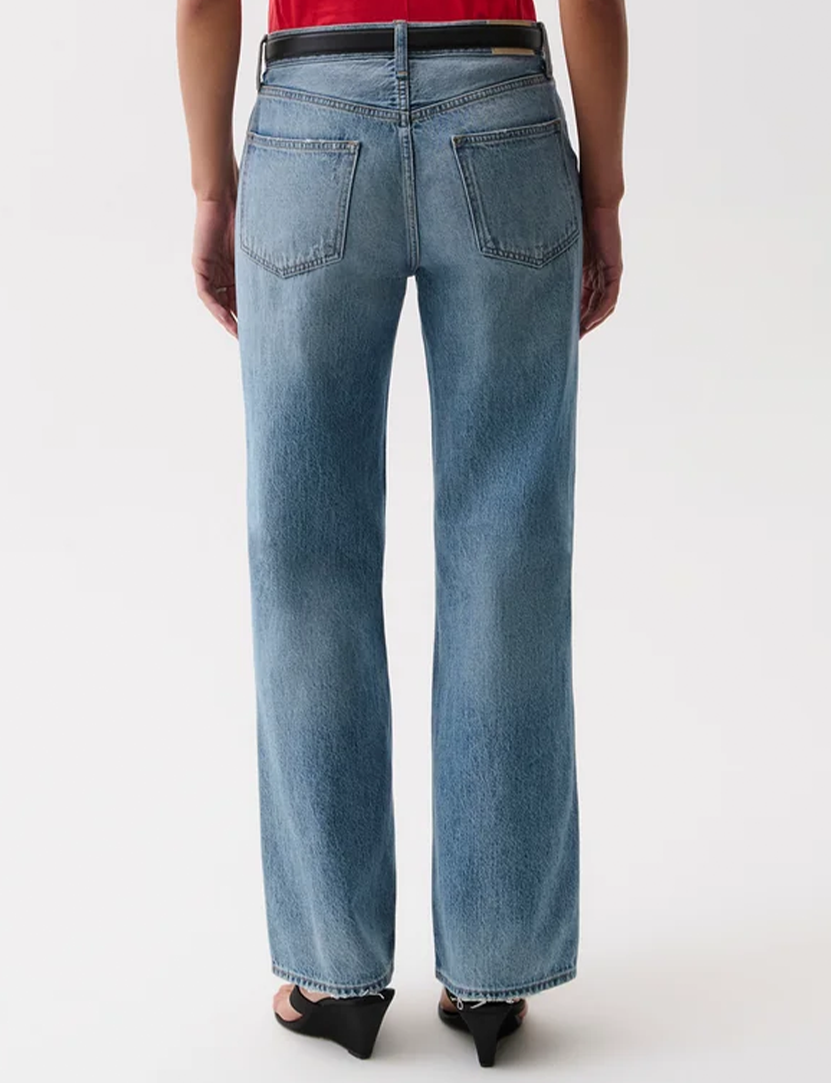Harlowe Relaxed Baggy Jean, Serpentine Vintage