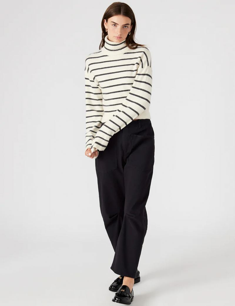 Narsha Sweater, Ivory Stripe