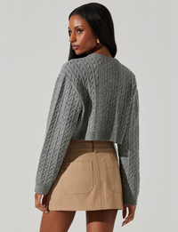 Sebille Sweater, Heather Grey