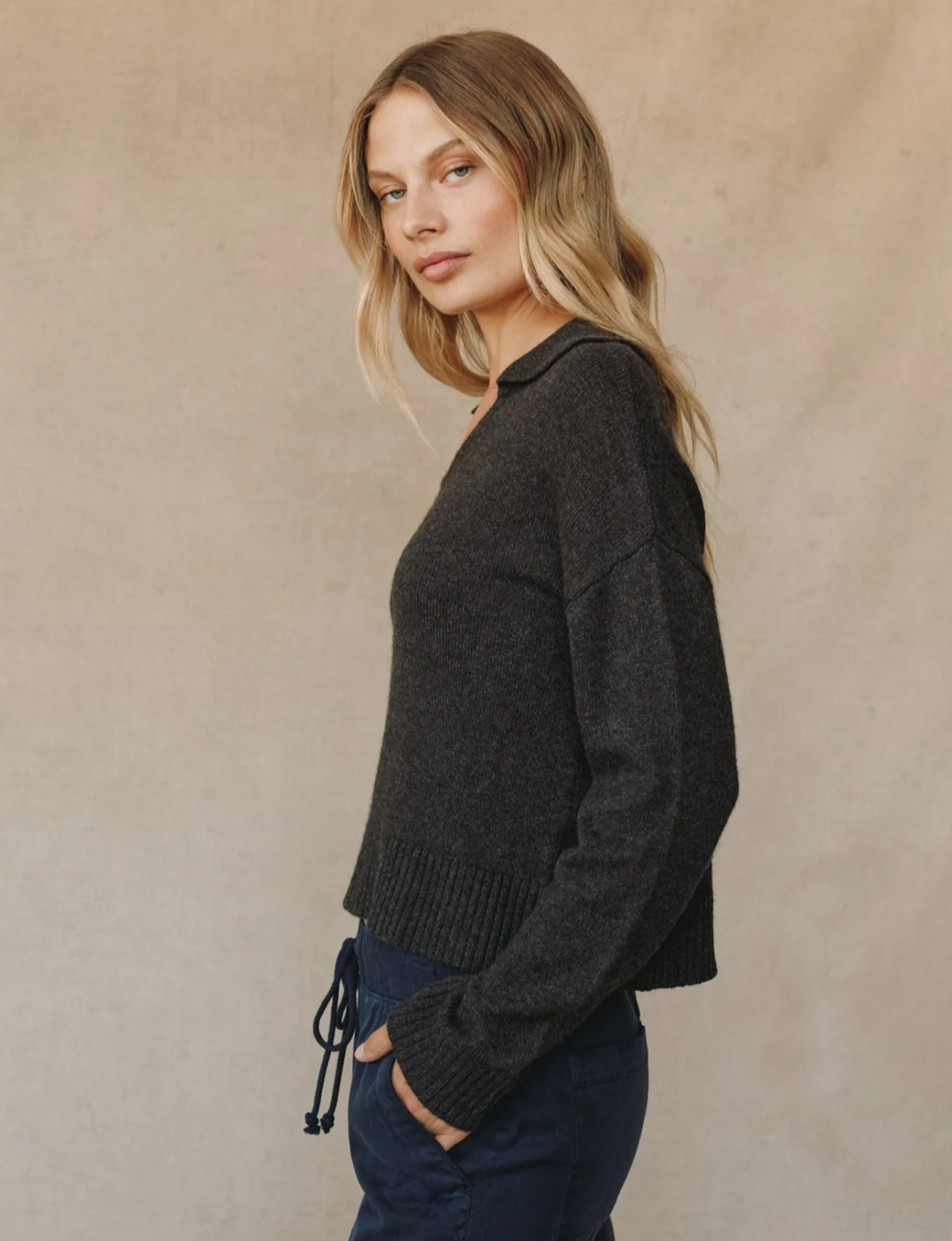 Angie Sweater, Heather Brown