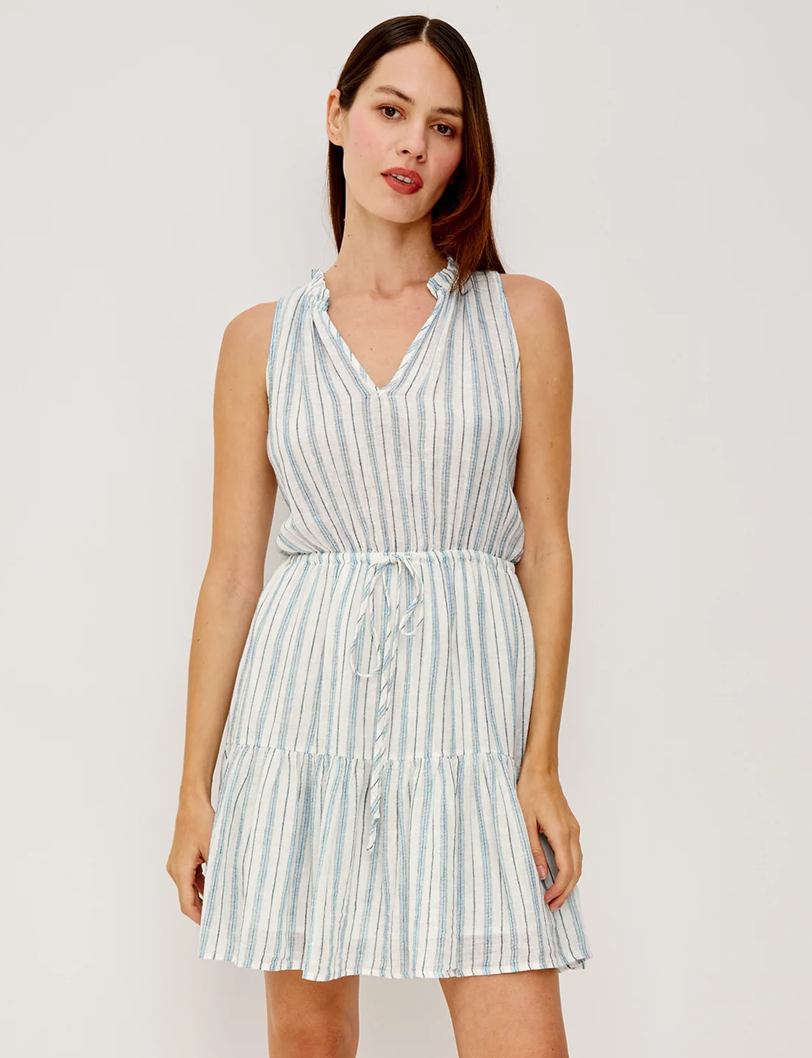 Albany Dress, Windward Stripe