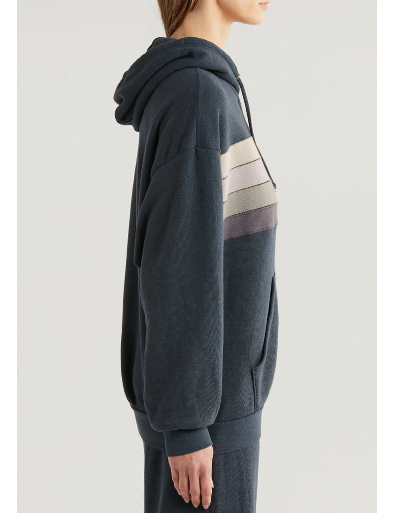 Wave 4 Relaxed Pullover Hoodie, Charcoal