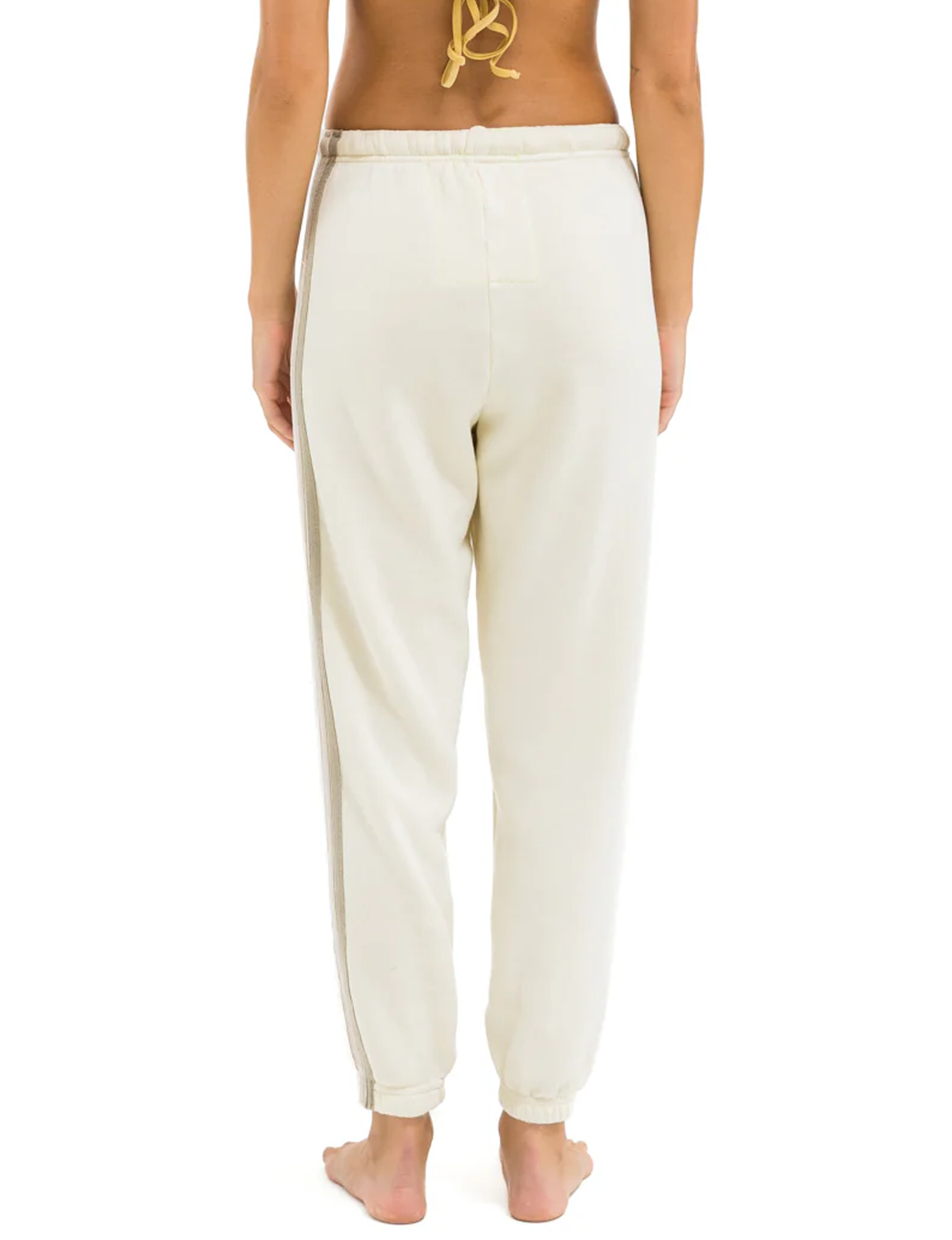 5 Stripe Sweatpants, Vintage White/White Grey