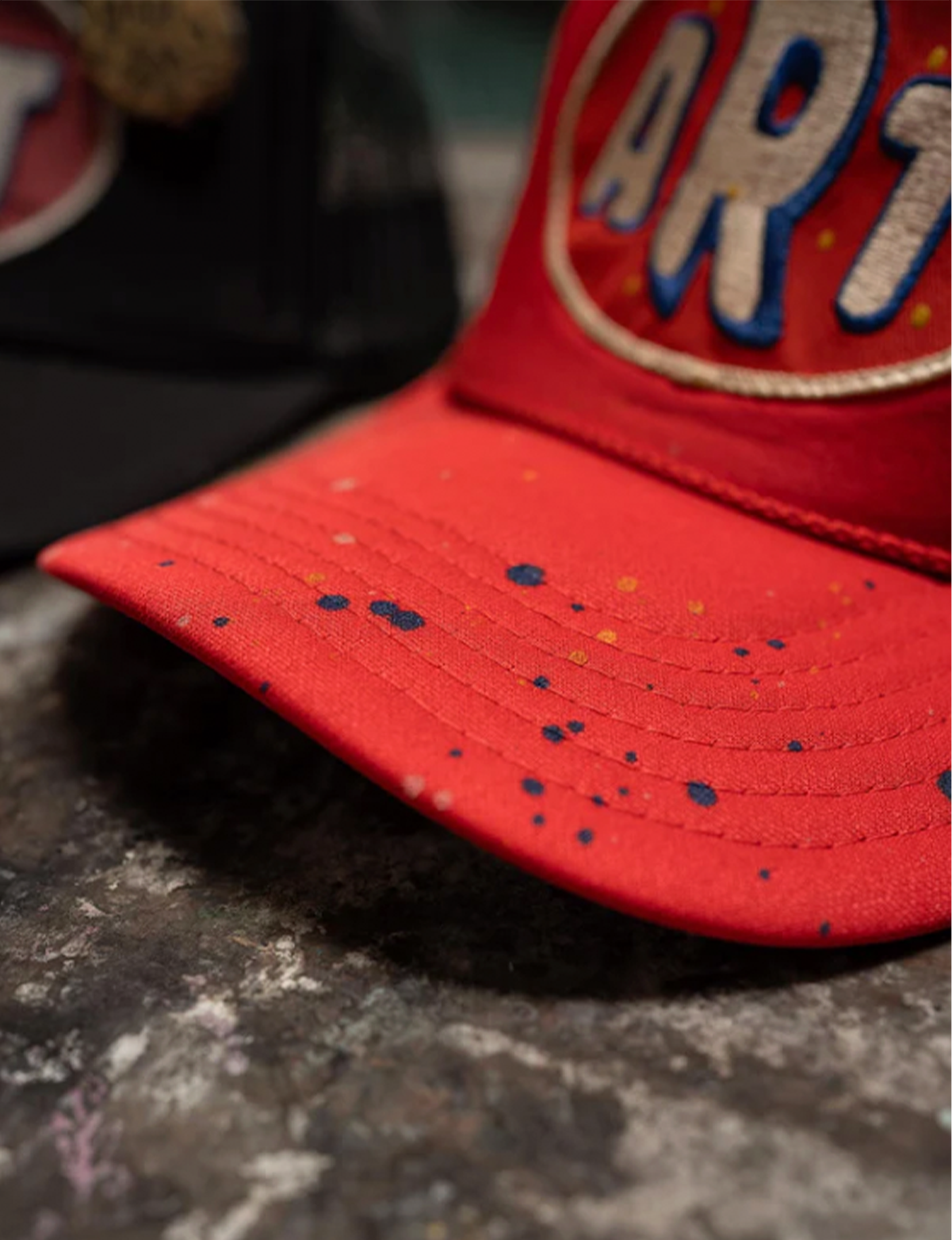 ART Trucker Hat, Red Fade