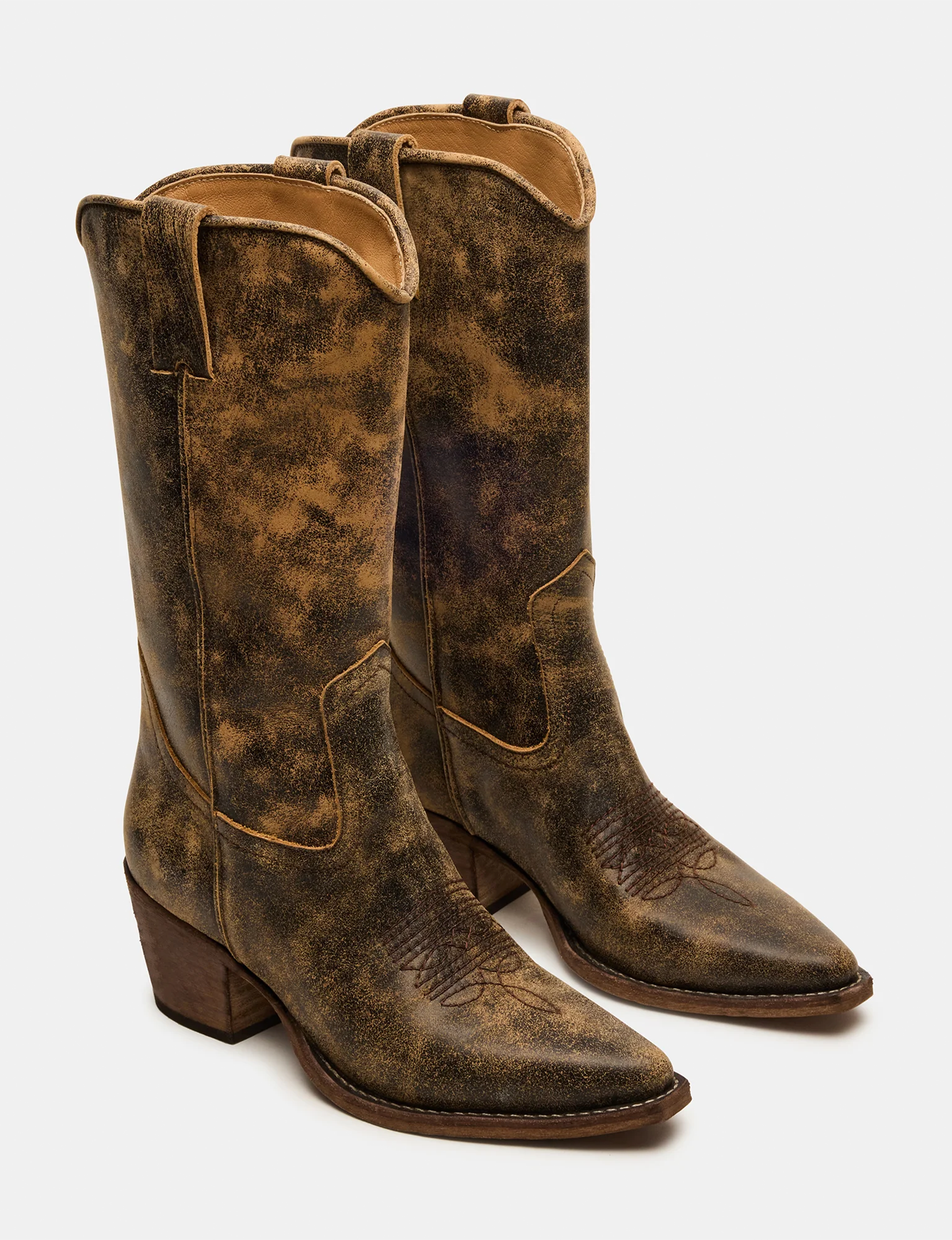 Albany Boot, Brown Distressed