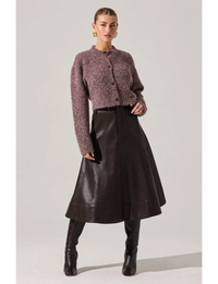Zhuri Skirt, Dark Brown