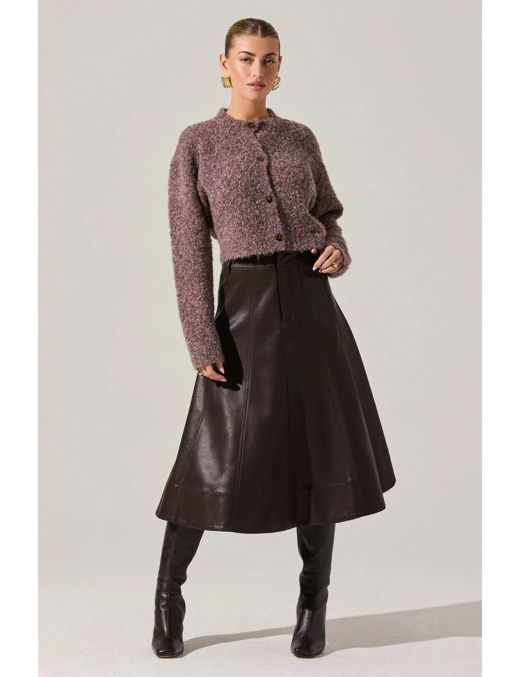 Zhuri Skirt, Dark Brown
