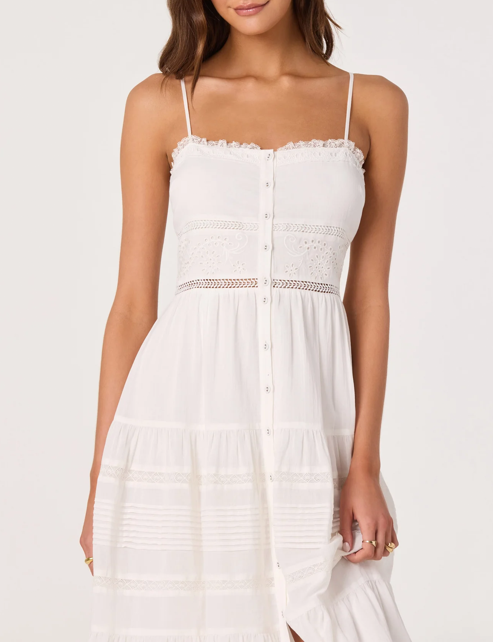 Annabel Dress, White
