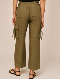 Cargo Ties Pant, Olive Stone