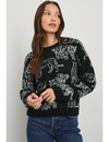 Perci Sweatshirt, Charcoal Cats