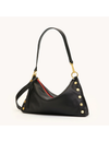 Kyle Medium Handbag, Black/Brushed Gold