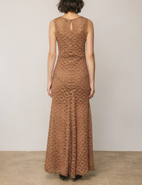 Carmen Lace Dress, Taupe