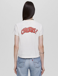 Classic Cheers Tee, Vintage White