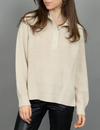 Calliope Turtleneck, White Beach