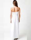 Blair Linen Maxi Dress, White