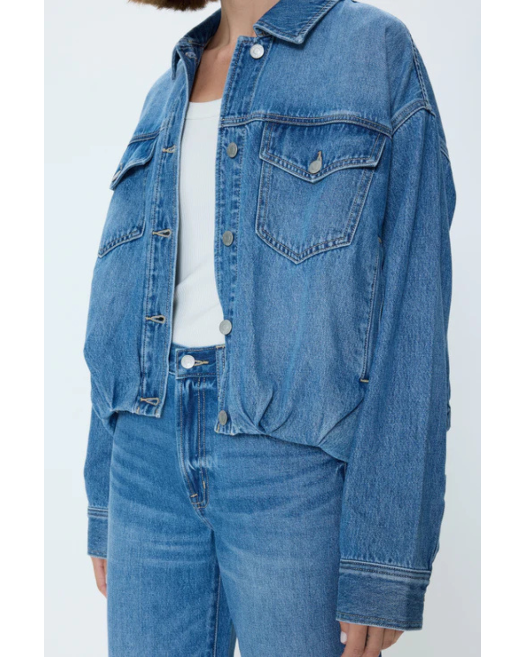 Bibi Blouson Trucker Jacket, Heartfelt