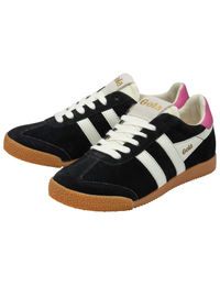 Elan Sneaker, Black/White/Fuchsia