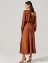 Elwood Off Shoulder Dress, Copper