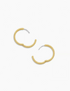 Catalina Hoops, Gold Plated
