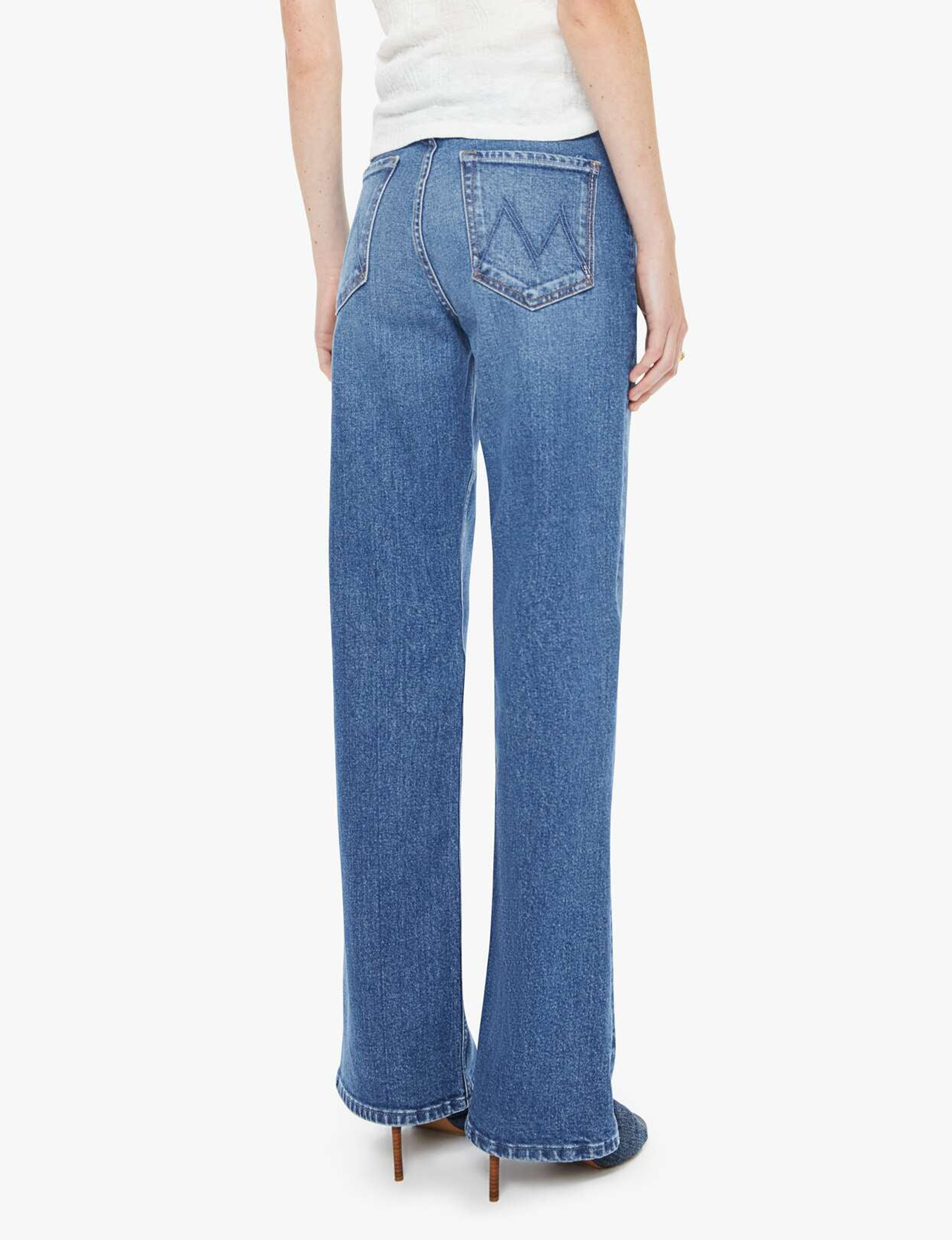 High Waisted Bookie Sneak Jean, Knick Knack Paddy Whack