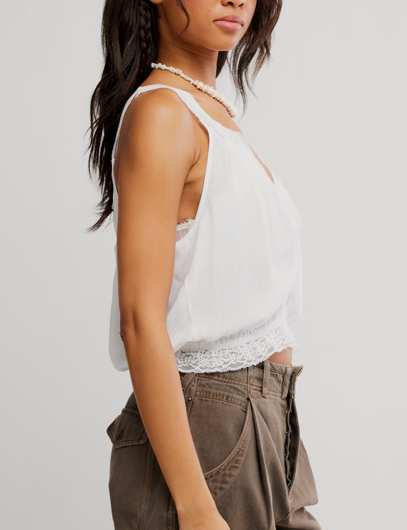 Celeste Tank, Clean Ivory
