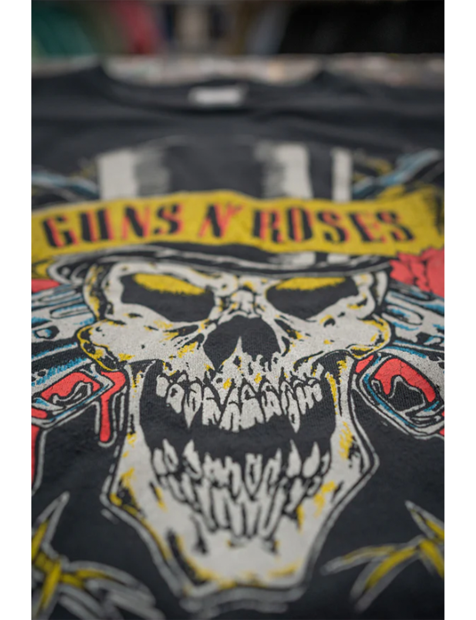 Guns N Roses Use Your Illusion Crew Tee, Coal