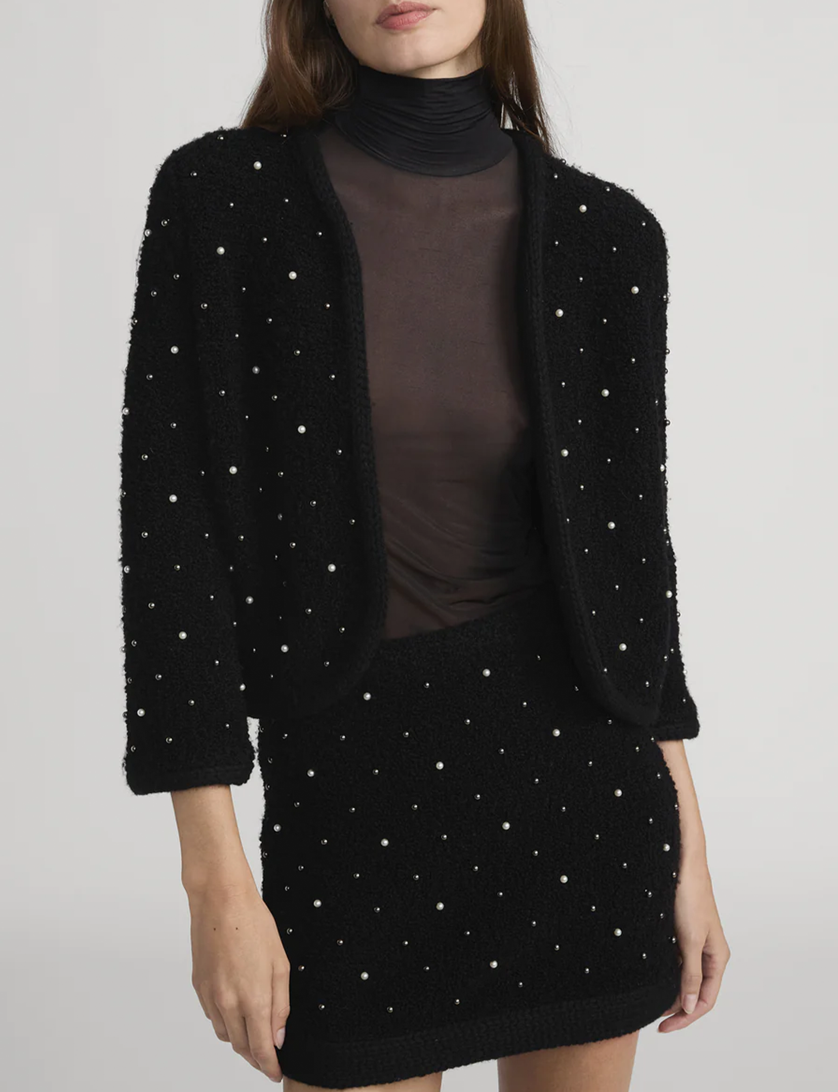 Embellished Jacket, Black