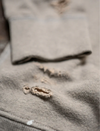 Rolling Stones Tongue Shrunken Crew Fleece, Heather Grey