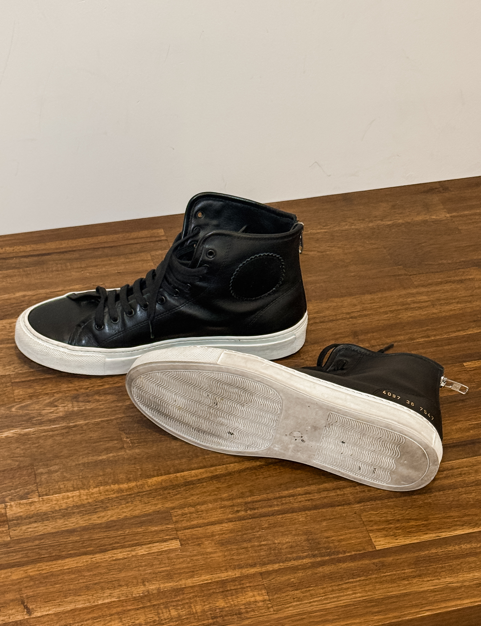 Woman by Common Project High Sneaker, Black