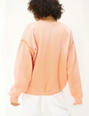 Pia Sun Faded Crew Sweatshirt, Faded Apricot Quartz