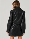 Lindsay Cropped Jacket, Black