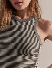So Soft Seamless Cami, Black/White