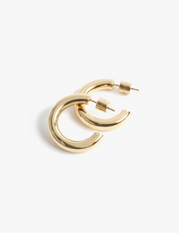 Michaela Hoops 1", Gold