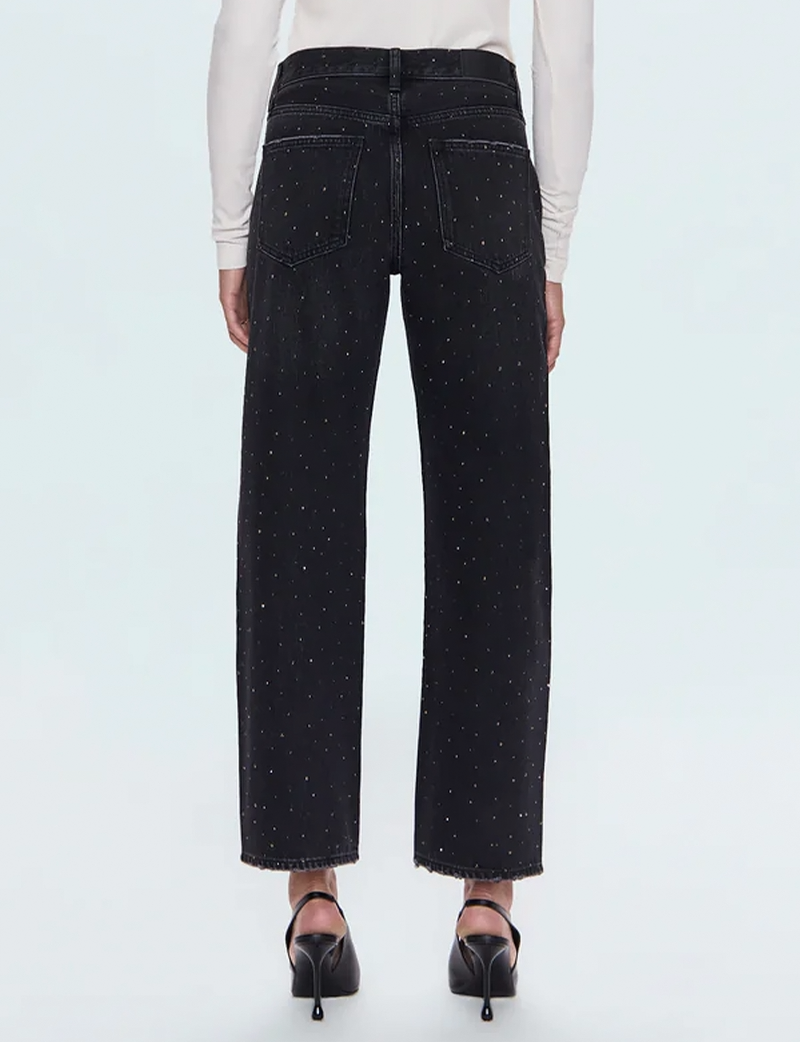 Lexi Relaxed Straight Jeans, Silver Screen