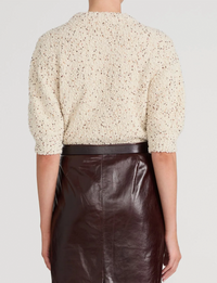 Confetti S/S Sweater, Cream