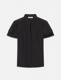 Silk Arcadia Top, Black