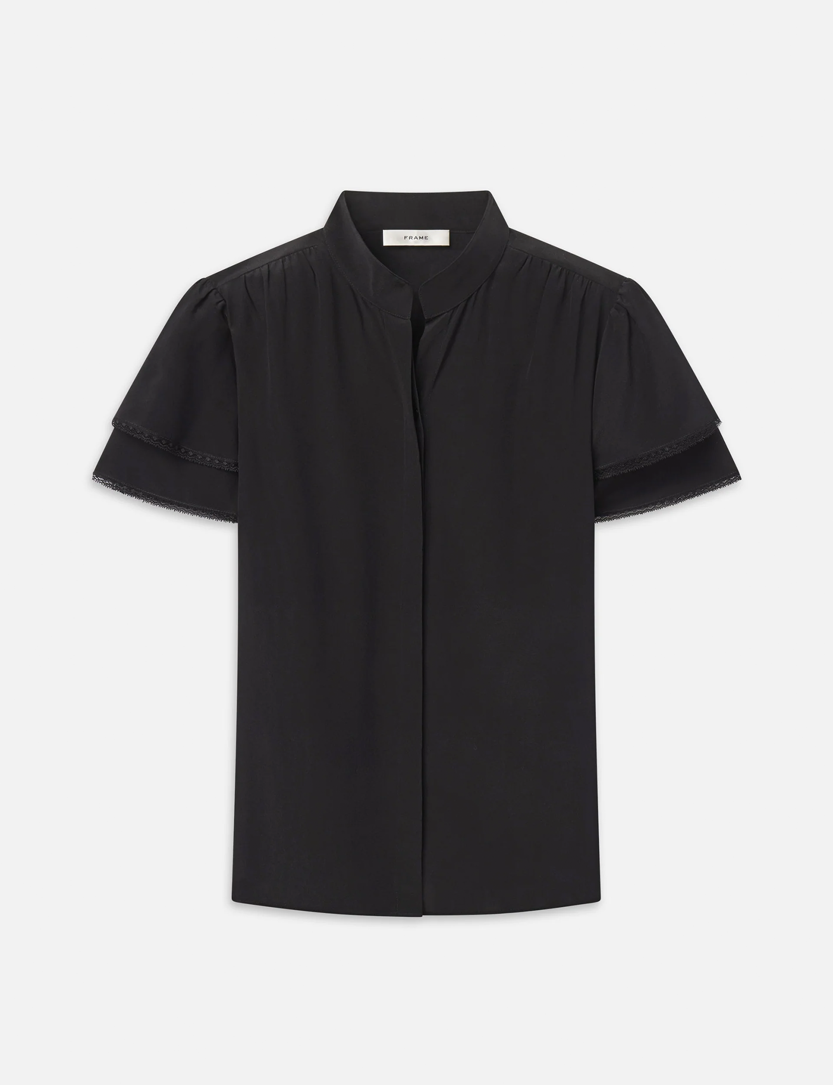 Silk Arcadia Top, Black