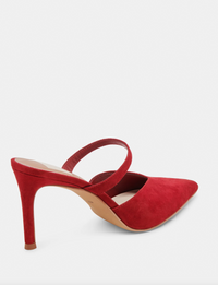 Kanika High Heel, Crimson Suede