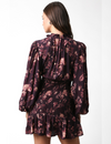 Napoleon Dress, Brown Floral