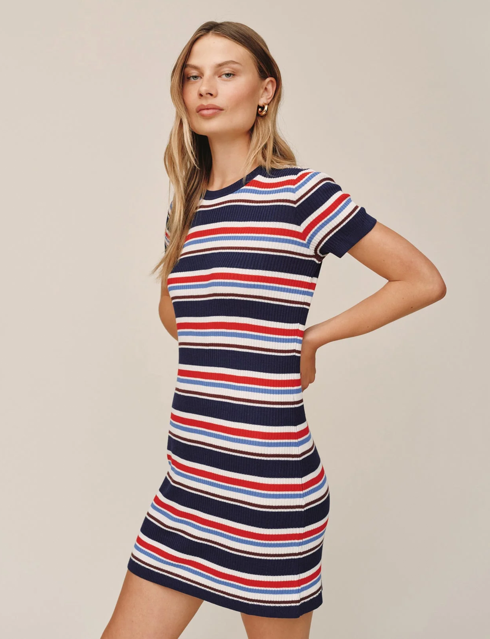 The Striped Tee Dress, Seaside